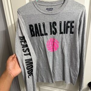 ‘Ball is Life' Kids Long Sleeve Tee